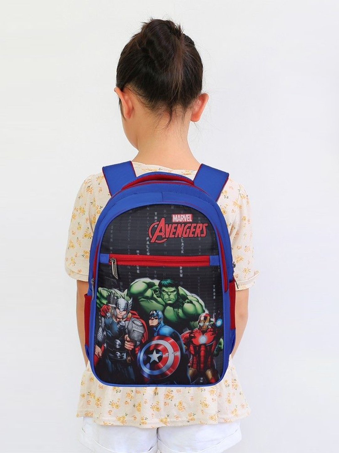 

Priority Boys Marvel Printed School Backpack, Black