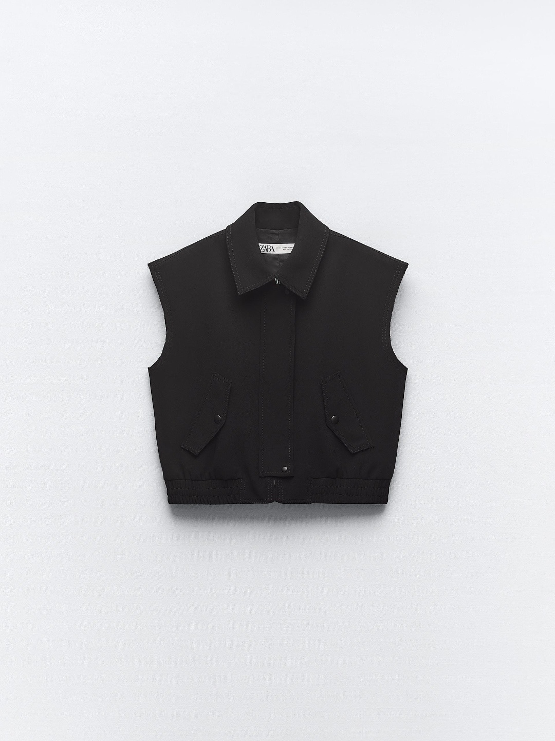 

ZARA Women Black Waistcoat