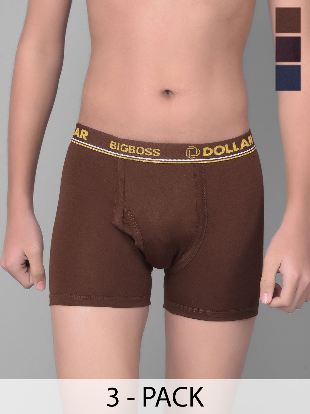 

Dollar Bigboss Boys Pack Of 4 Assorted Trunks, Blue