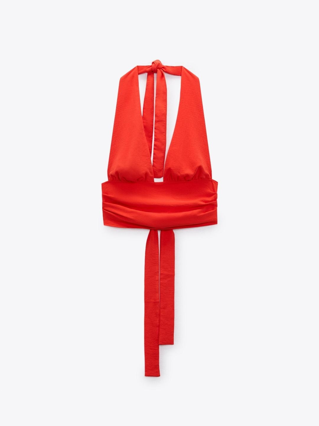 

ZARA Adults-Women Tops, Red