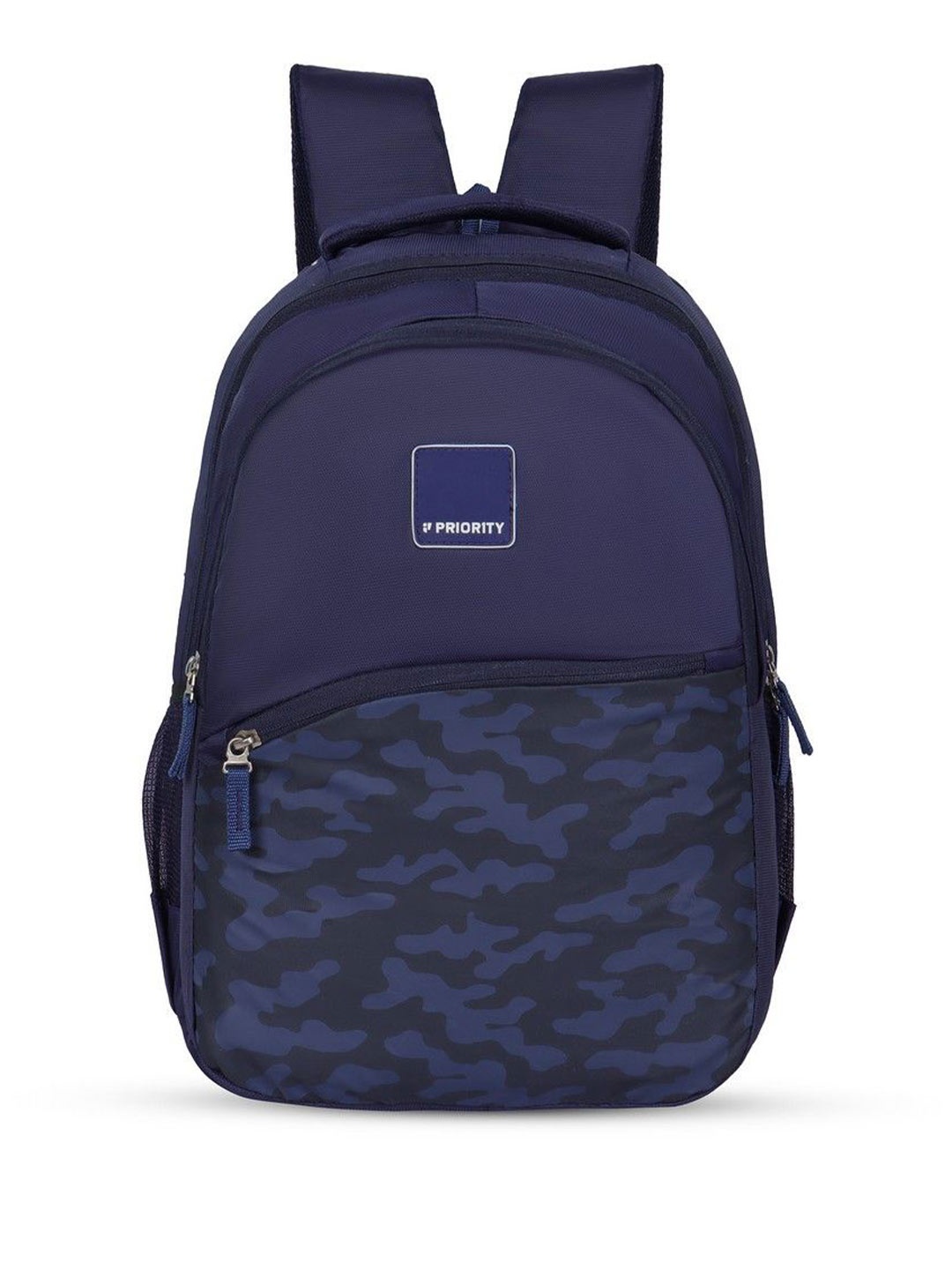 

Priority Unisex Camouflage Printed Backpack, Navy blue