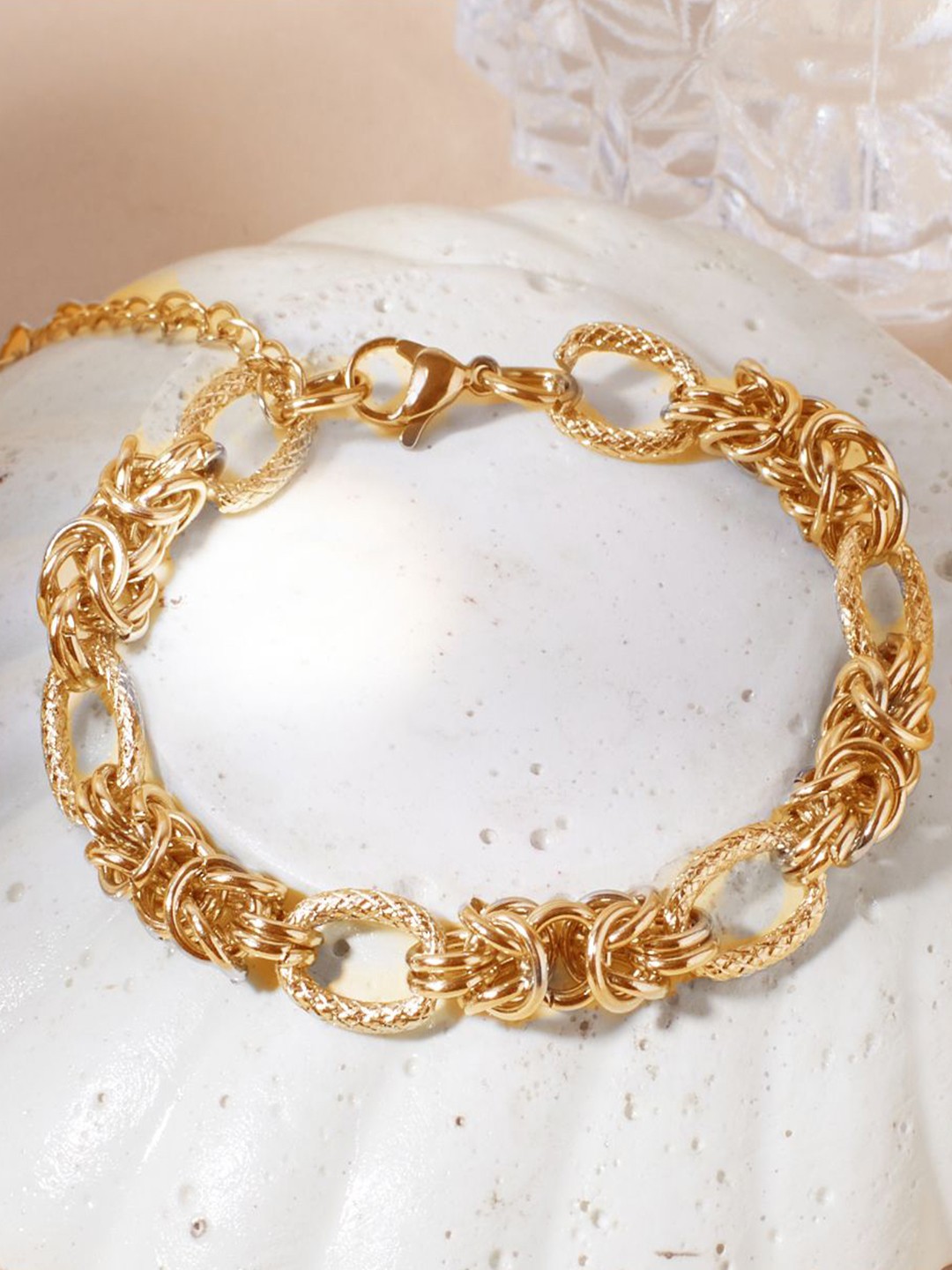 

SALTY Stainless Steel Link Bracelet, Gold