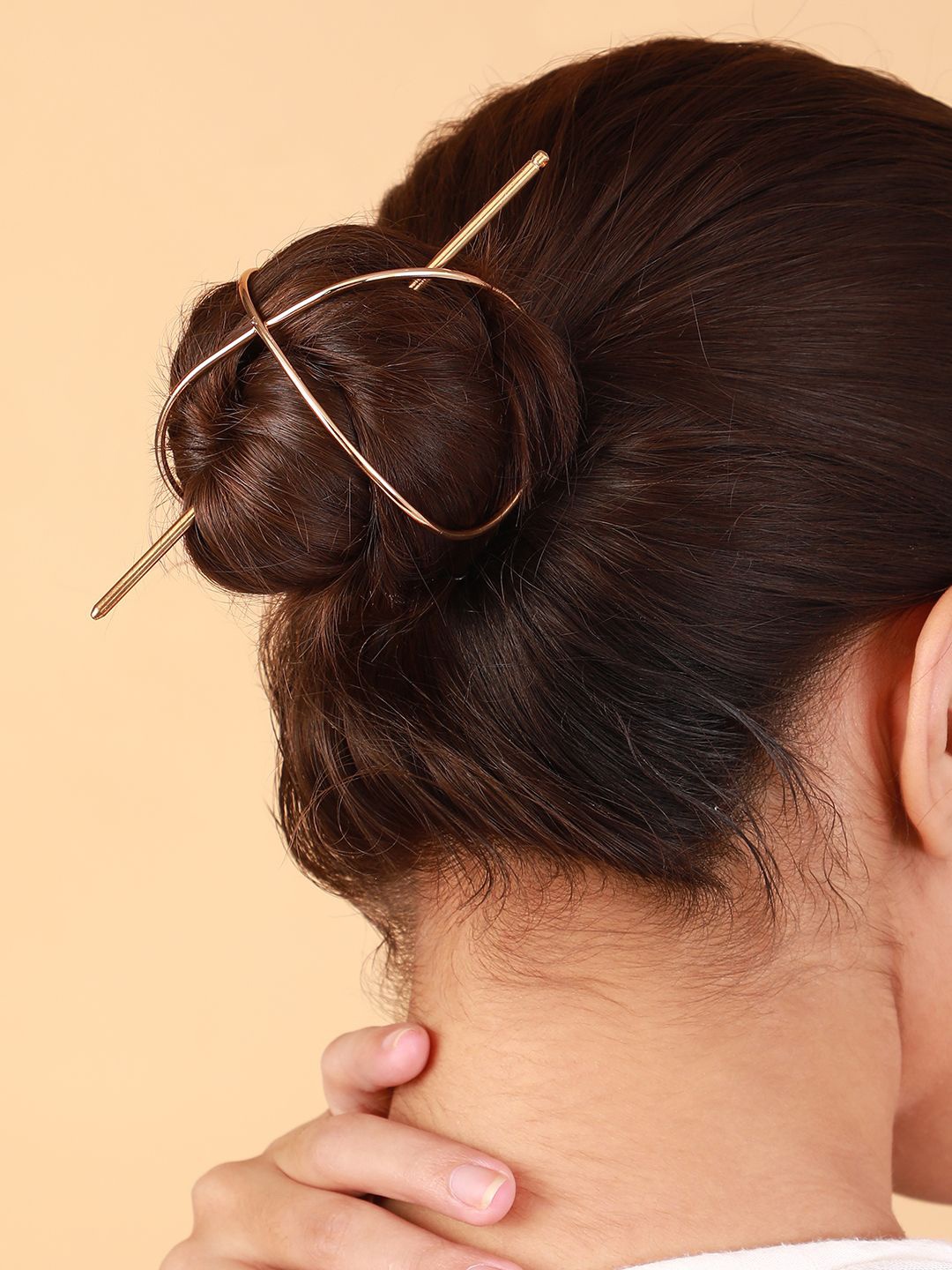 

SOHI Women Western The Wrap Hair Pin, Gold