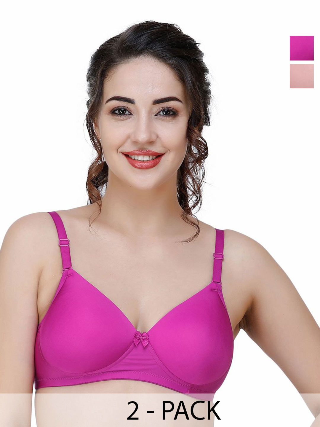 

College Girl Bra Full Coverage Lightly Padded, Pink
