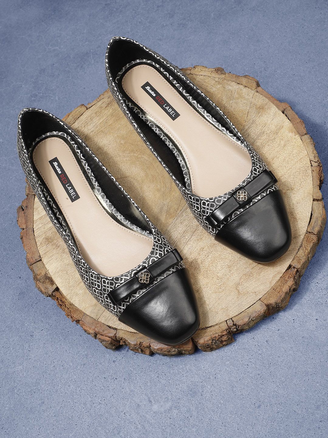 

Bata Womens Casual Ballerina Flats, Black