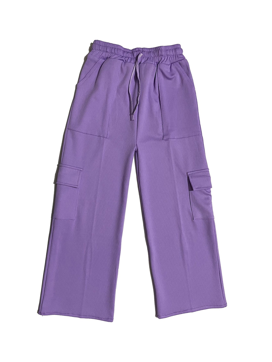 

BAESD Girls Regular Fit Cargo Track Pants, Purple