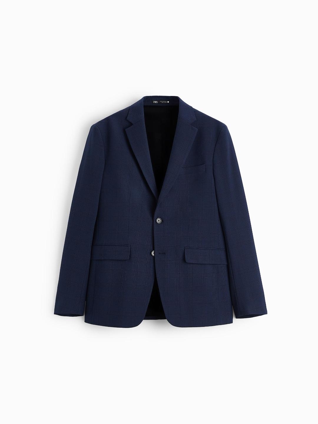 

ZARA Men Blue Blazers