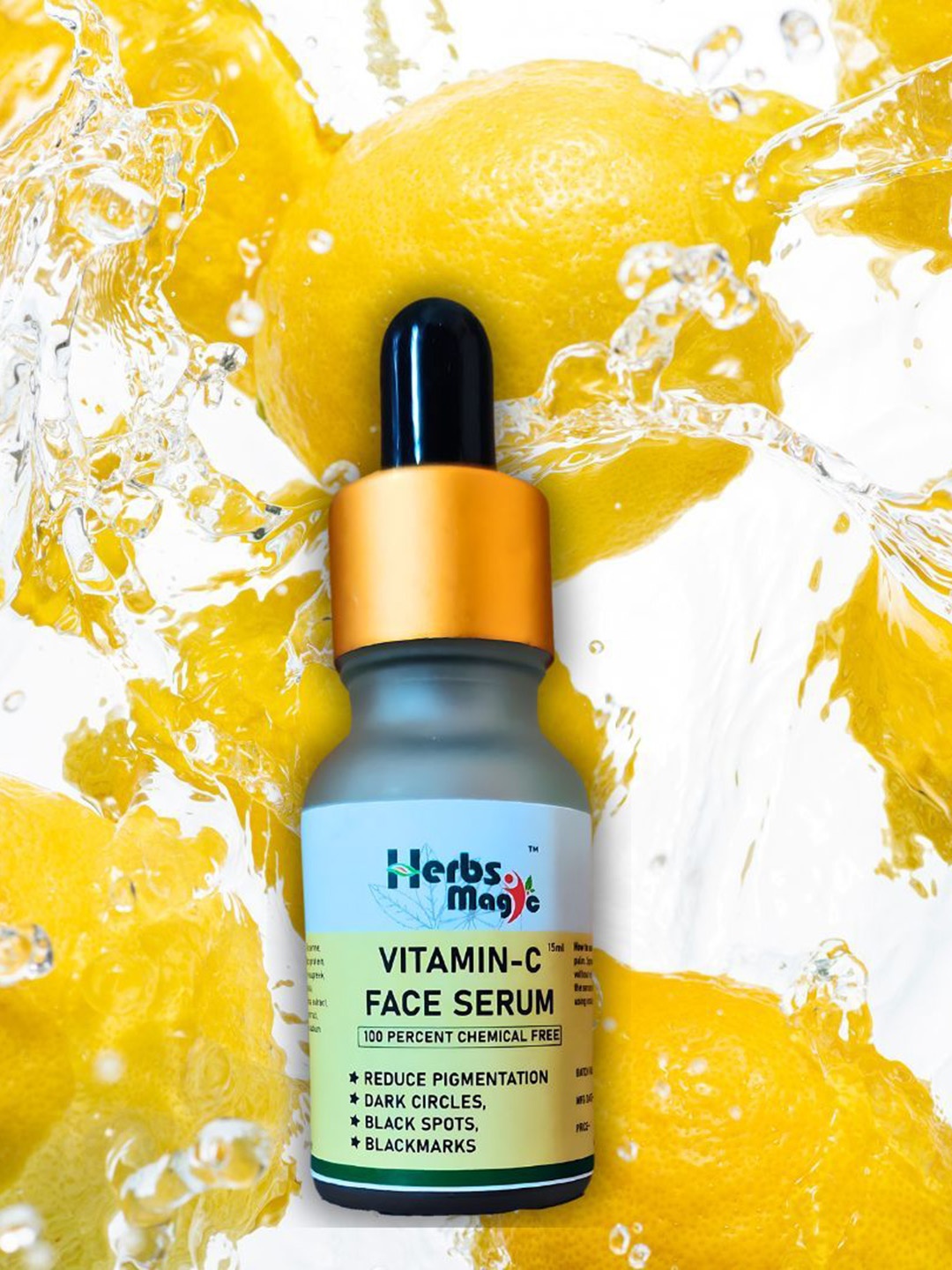 

Herbs Magic Vitamin C Face Serum For Glowing Skin - 15 ml, Yellow