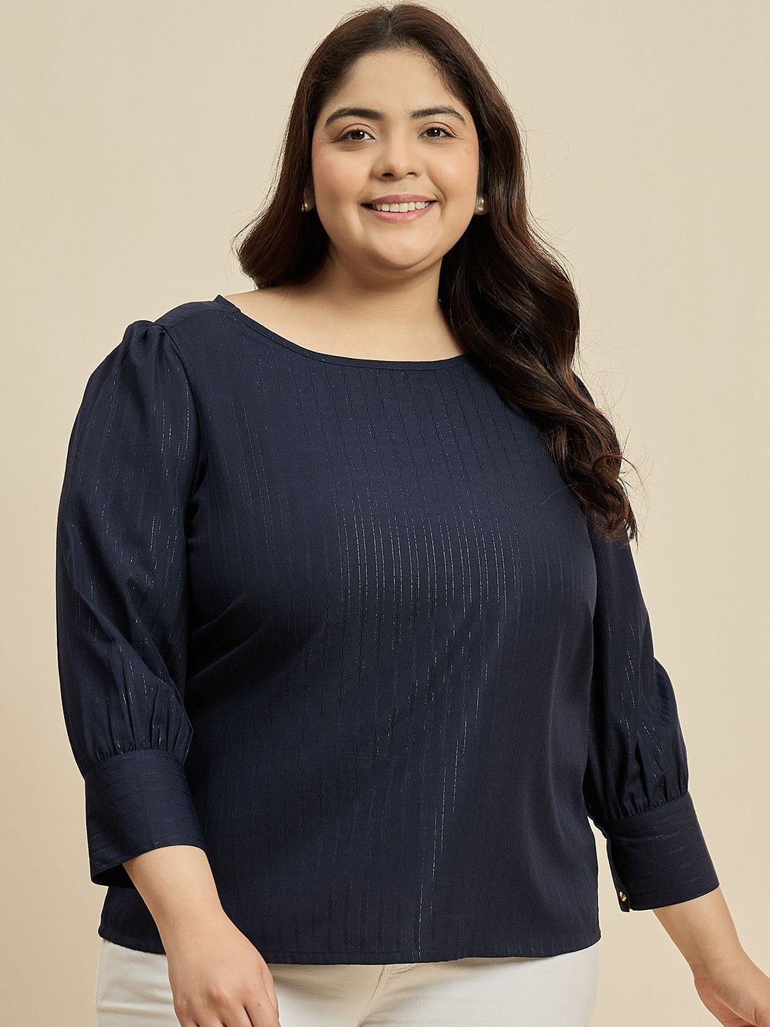 

Sztori WomenPlus Size Top, Navy blue