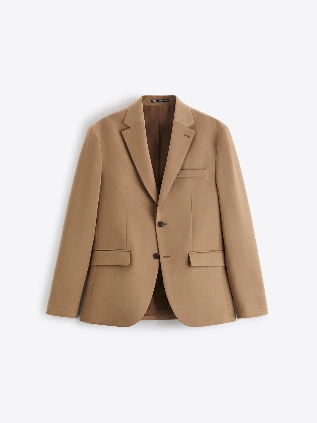 

ZARA Men Brown Blazers