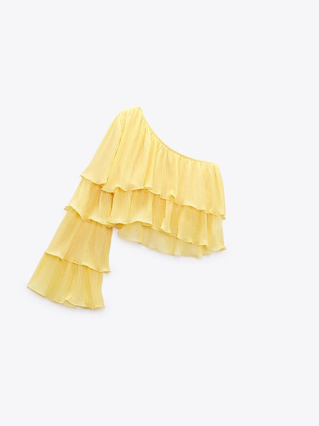 

ZARA Adults-Women Tops, Yellow