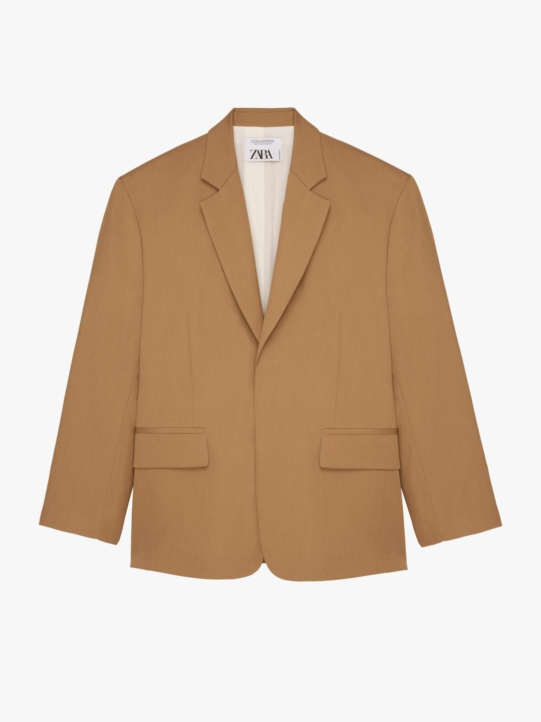 

ZARA Men Beige Blazers