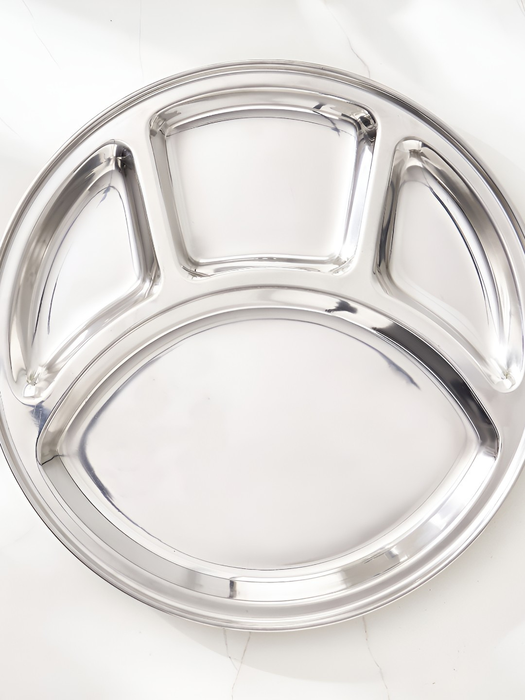 

Home Centre Corsica Aresco Stainless Steel Partition Plates, Silver