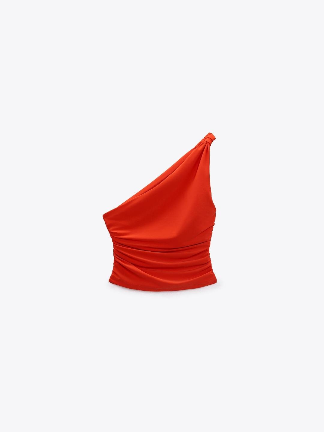 

ZARA Adults-Women Tops, Red