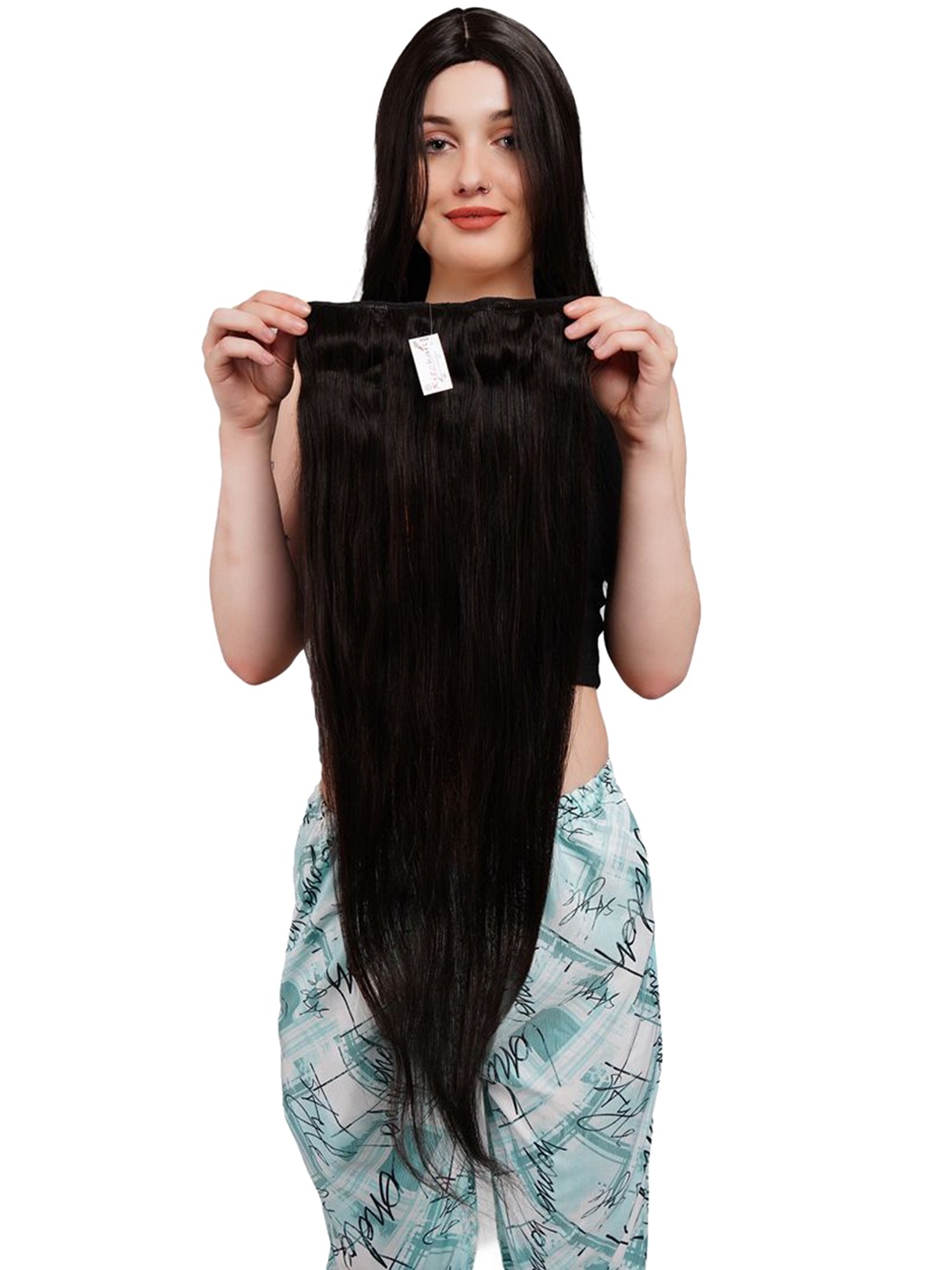 

RITZKART Dark Brown 5 Clip On 22 Inch Hair Extension