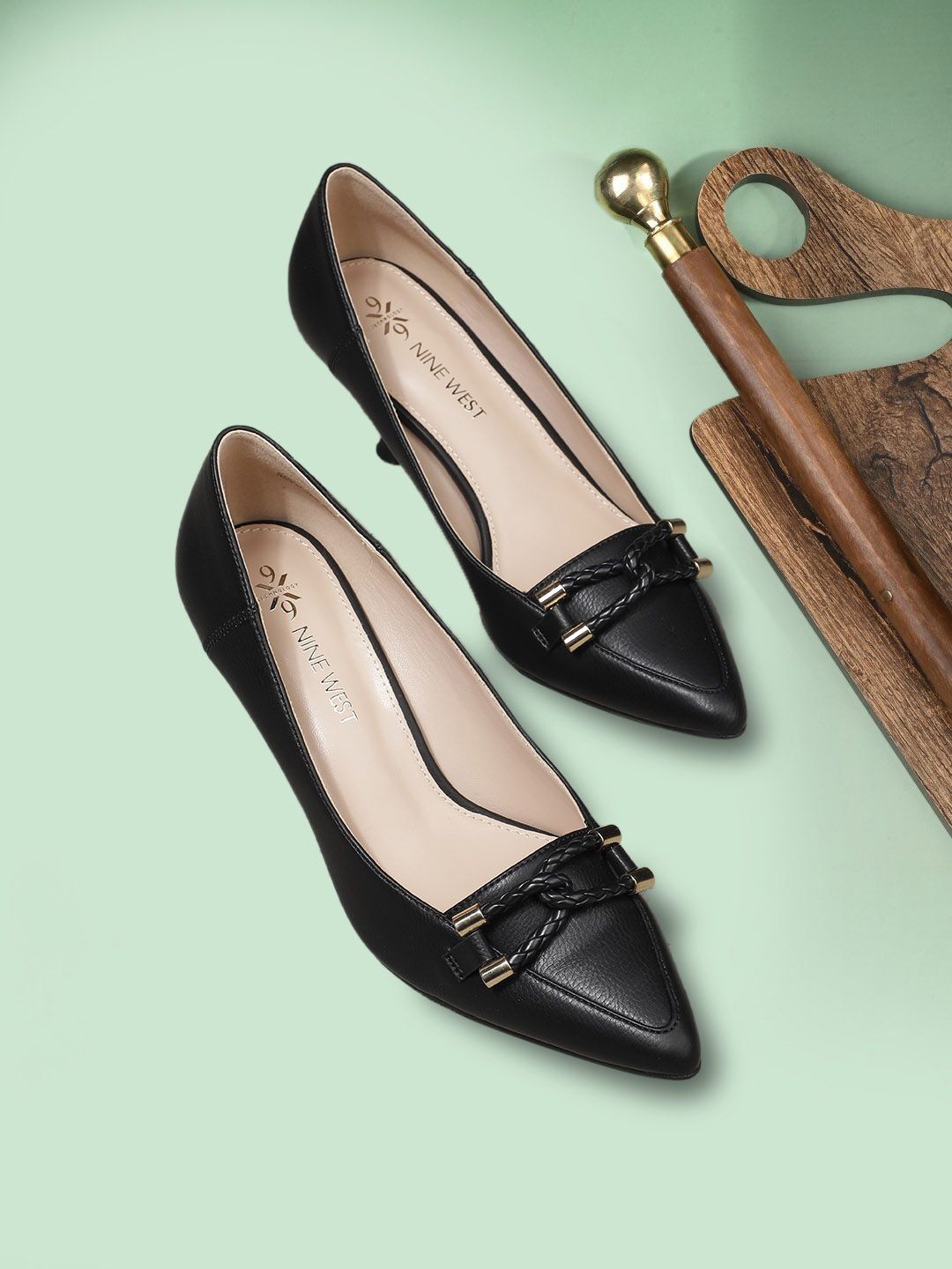 

Nine West Women Pointed Toe Stiletto Heel Pumps, Black