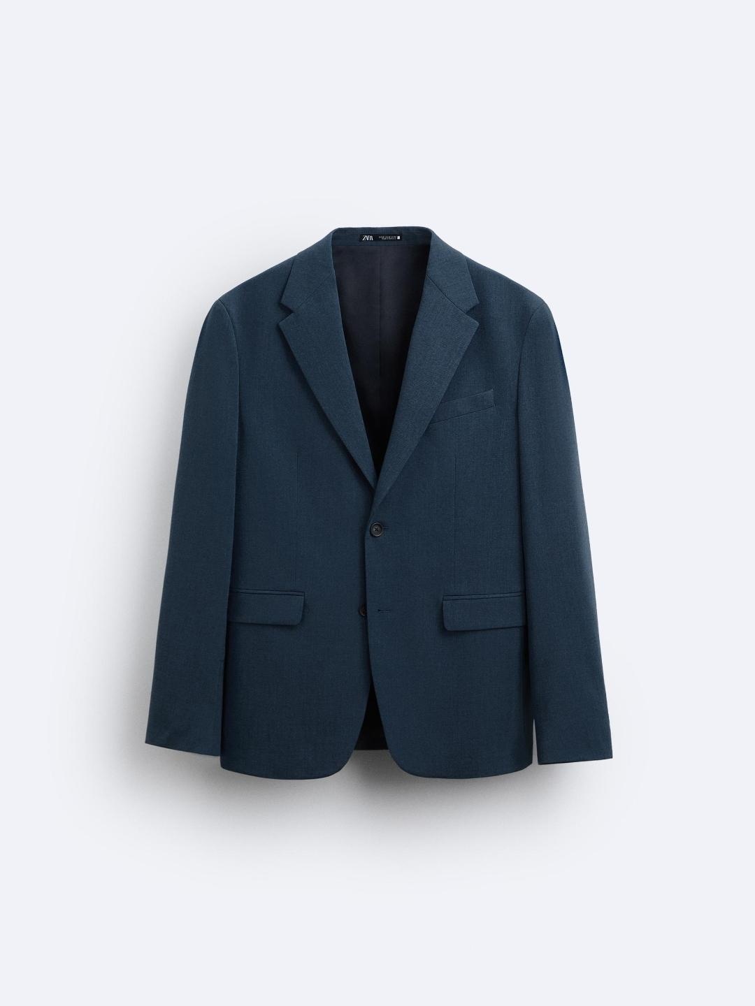 

ZARA Men Blue Blazers