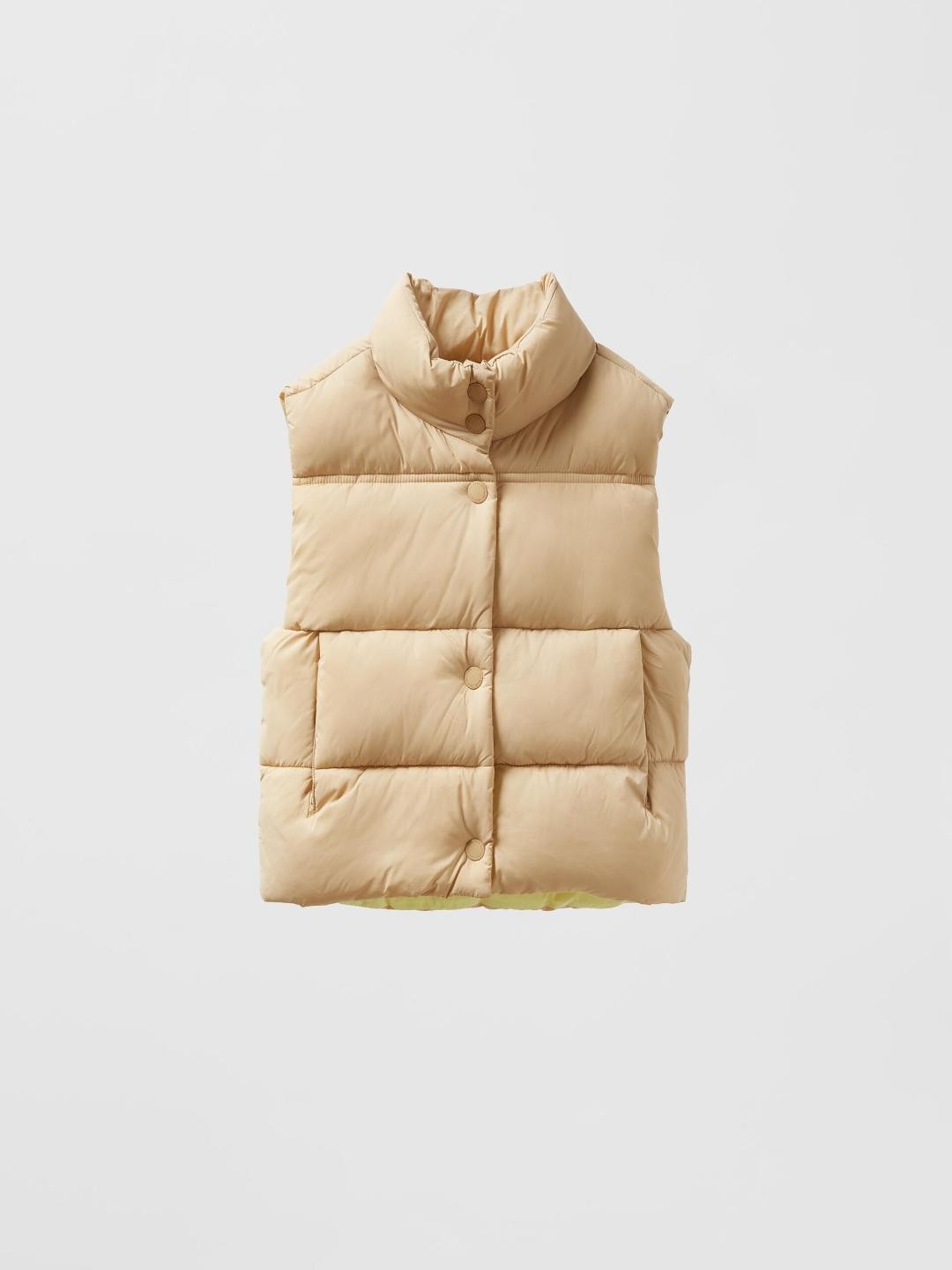 

ZARA Girls Beige Waistcoat