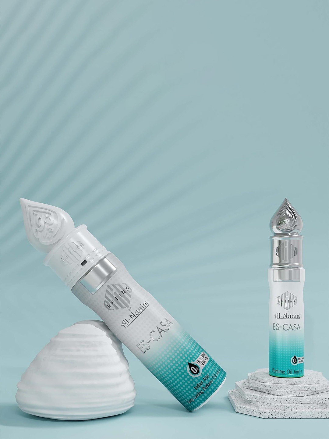 

Al-Nuaim Es-Casa Alcohol Free Long Lasting Attar - 6 ml, Blue