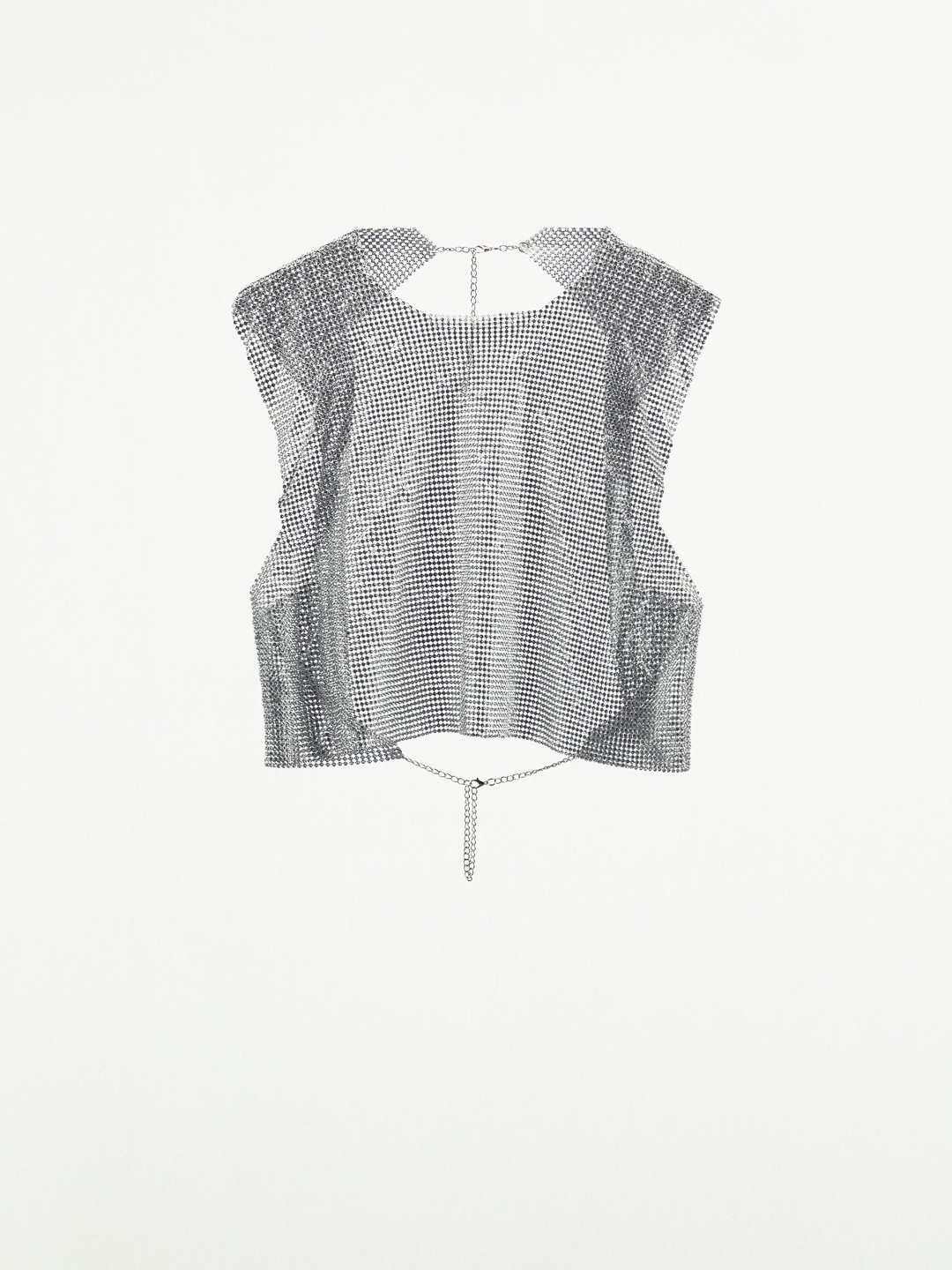 

ZARA Adults-Women Tops, Silver