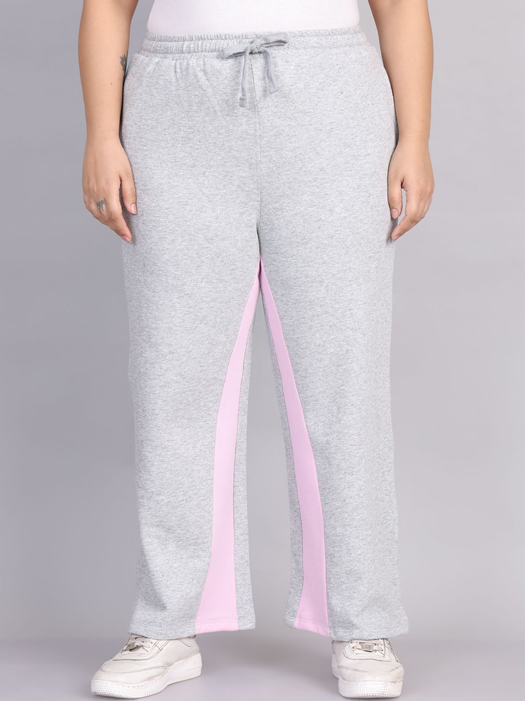 

Rute Women Pure Cotton Mid-Rise Track Pants, Grey