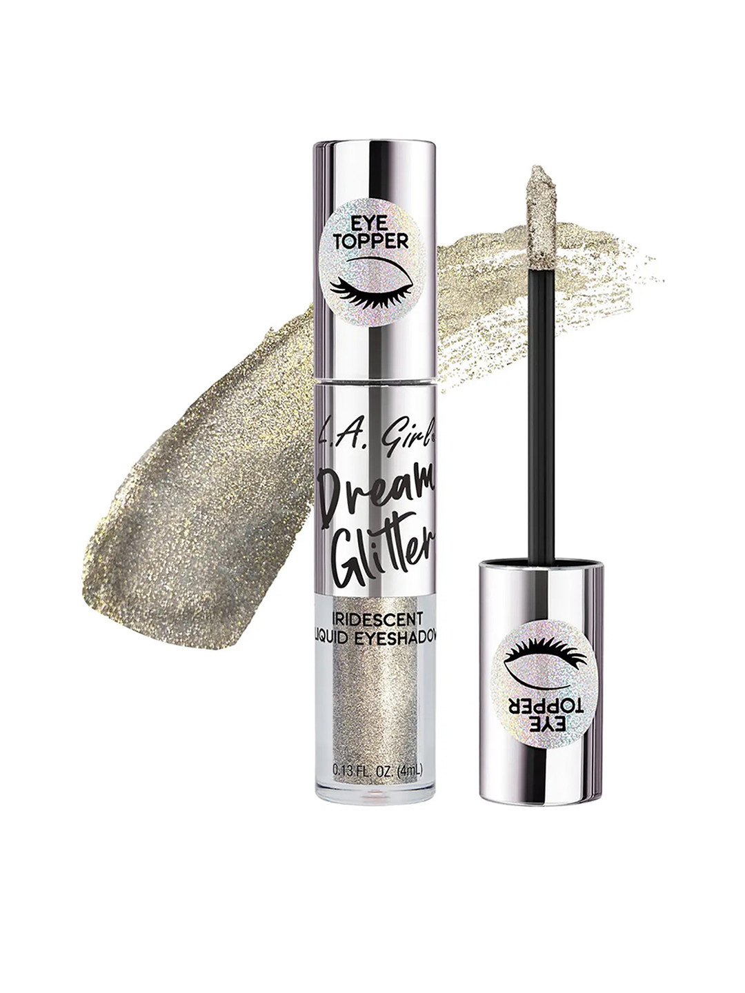 

L.A Girl Dream Glitter Iridescent Liquid Eyeshadow 4 ml - Aura, Silver
