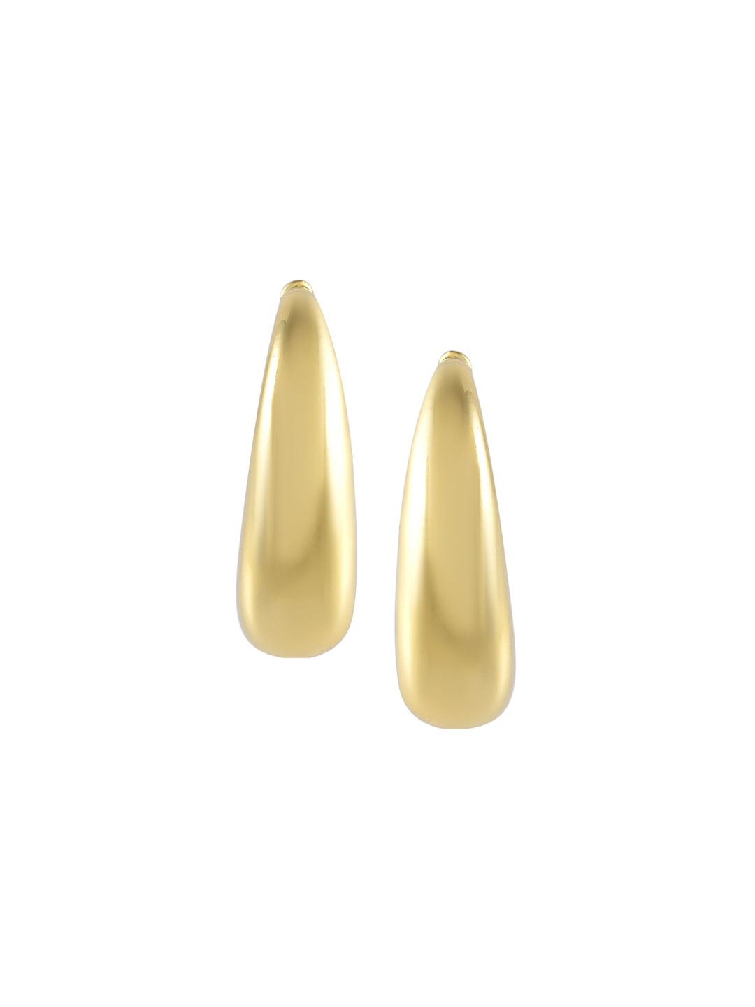 

MEMOIR Gold-Plated Contemporary Hoop Earrings