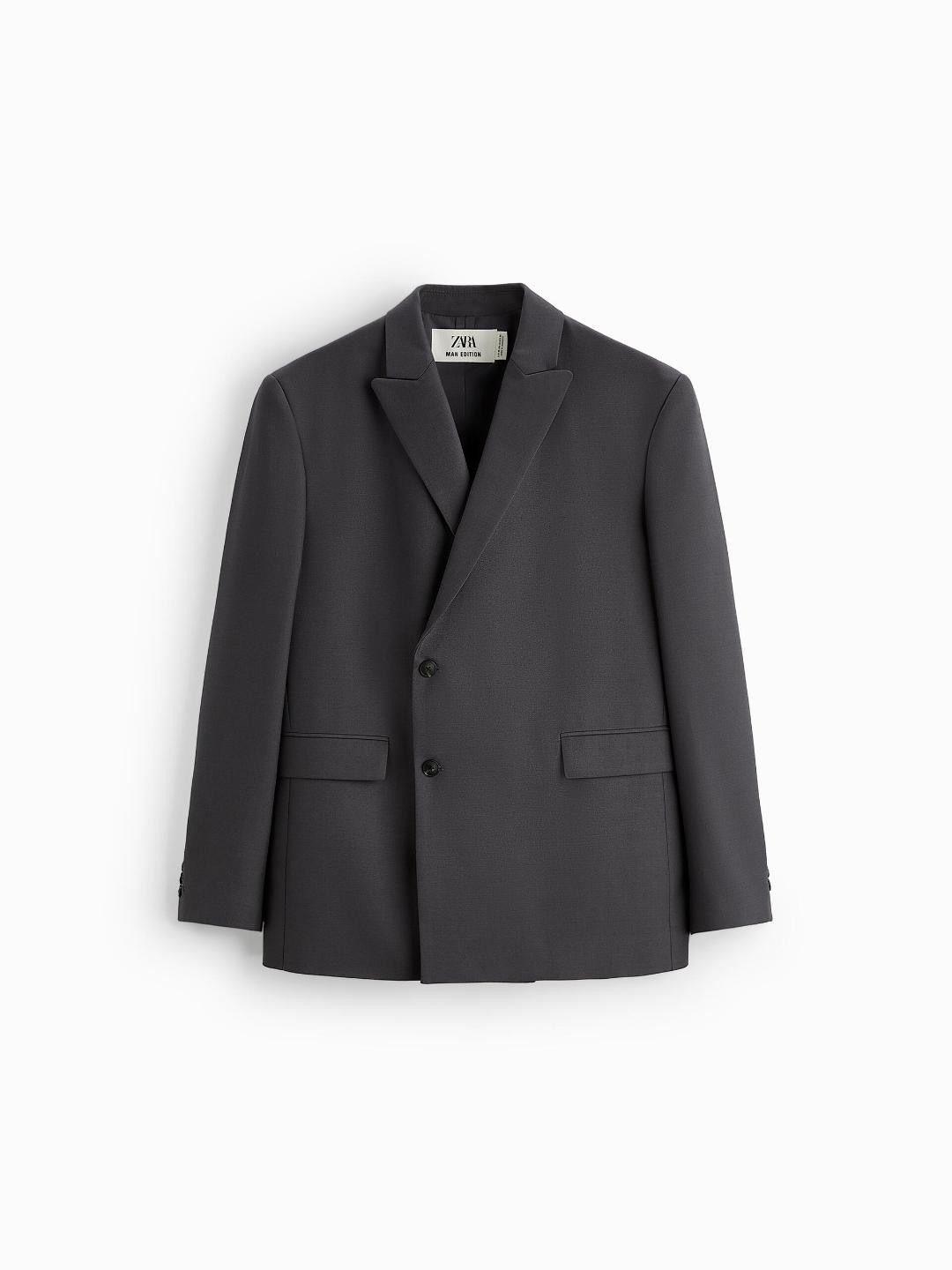 

ZARA Men Grey Blazers