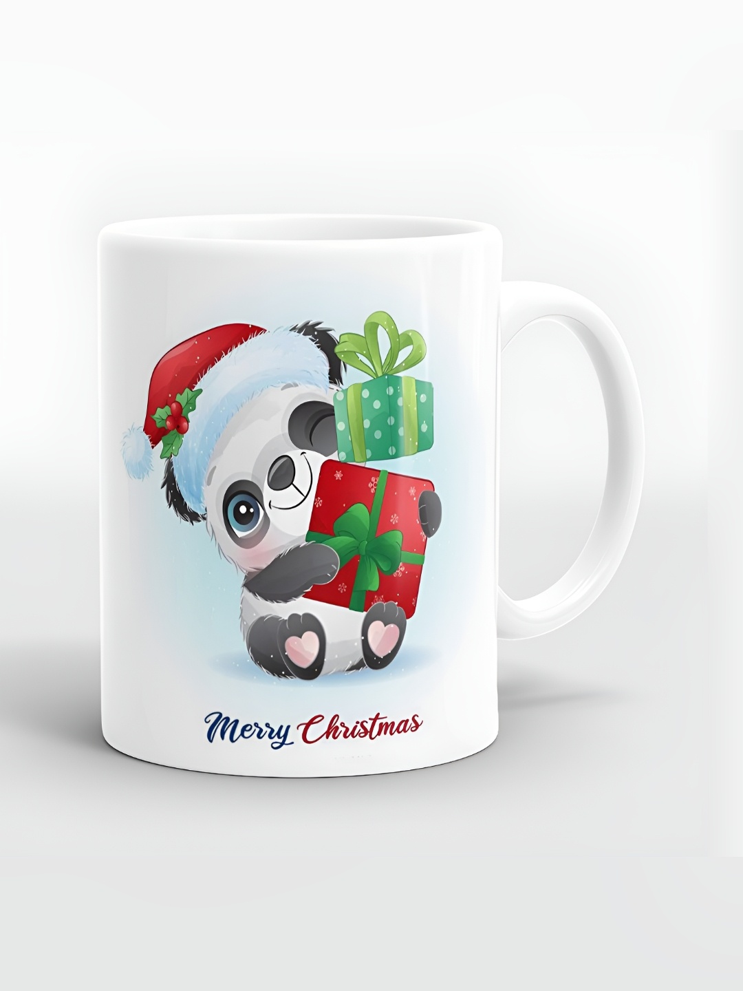 

SUBLIKRAFT White & Red Printed Ceramic Glossy Mug 330 ml