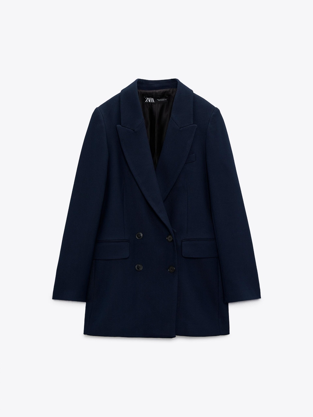

ZARA Women Navy Blue Blazers