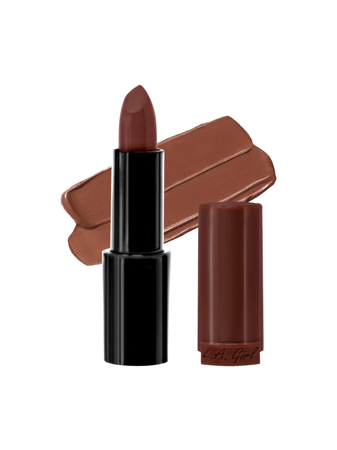 

L.A Girl Pretty & Plump Creamy Lipstick with Vitamin E & Shea Butter - Sweet Tea, Brown