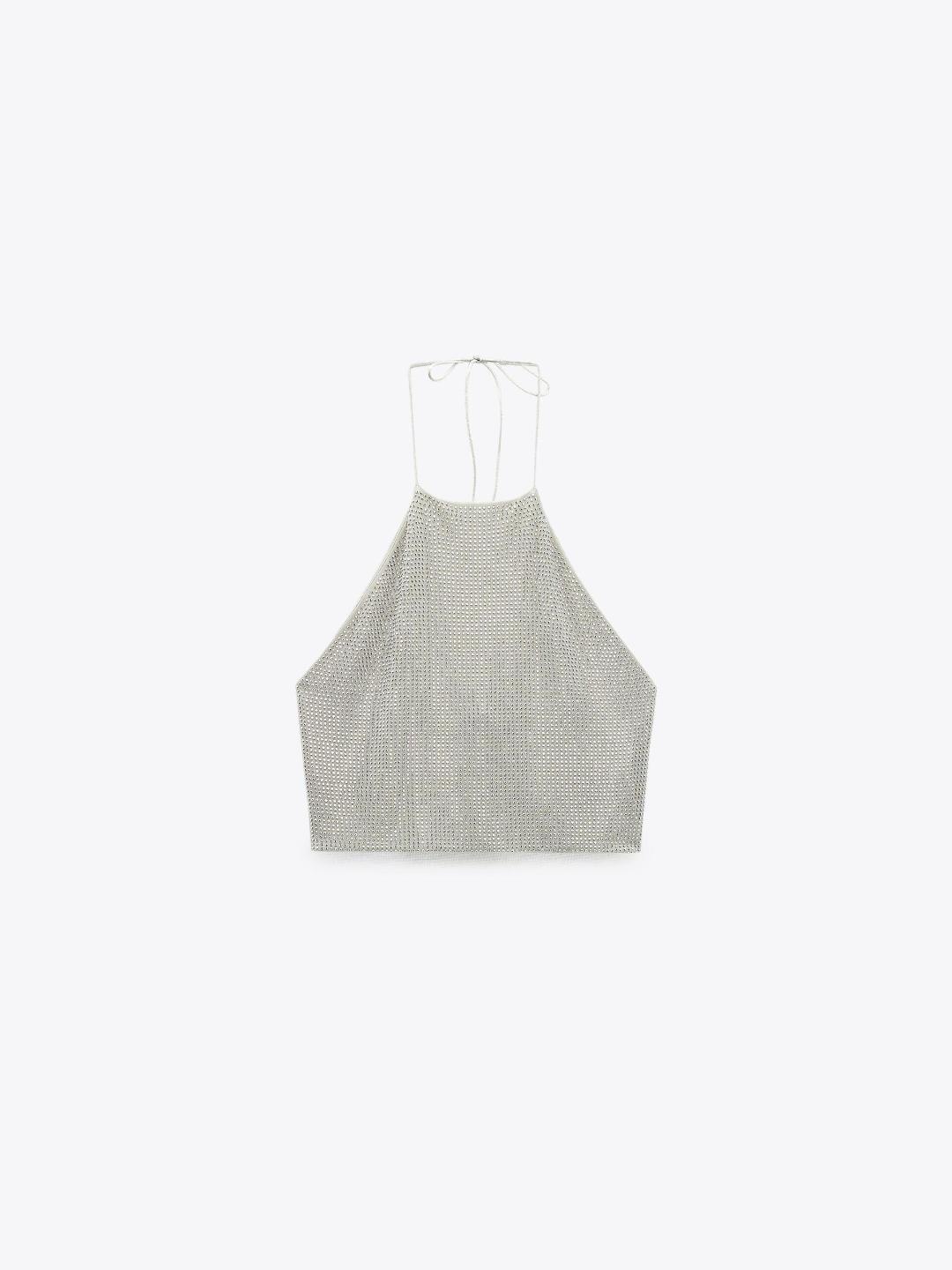

ZARA Adults-Women Tops, Grey