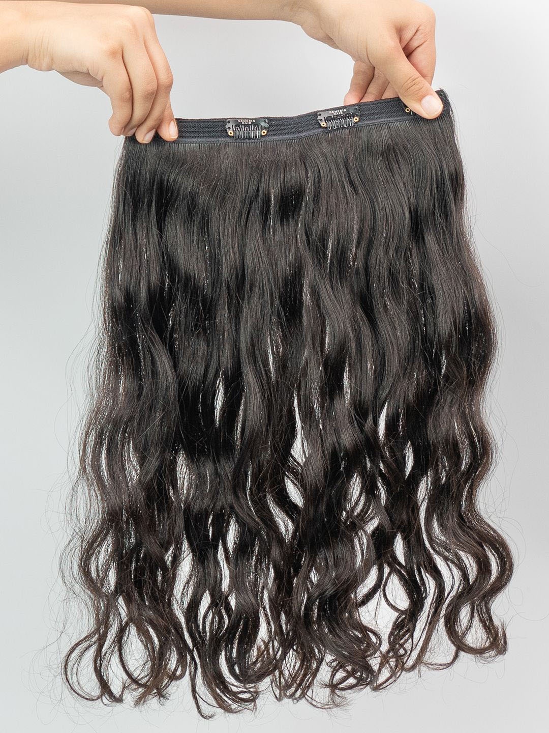 

GEMERIA HAIR Clip In Volumizer Hair Extension 24Inch - Jet Black