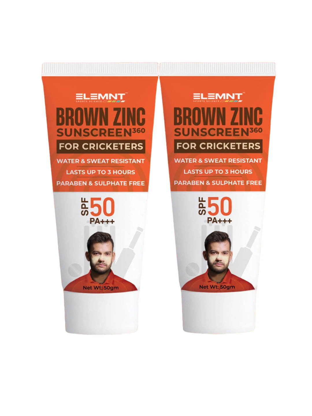 

Elemnt Sports Science Brown Zinc SPF 50 Sunscreen - 100 g