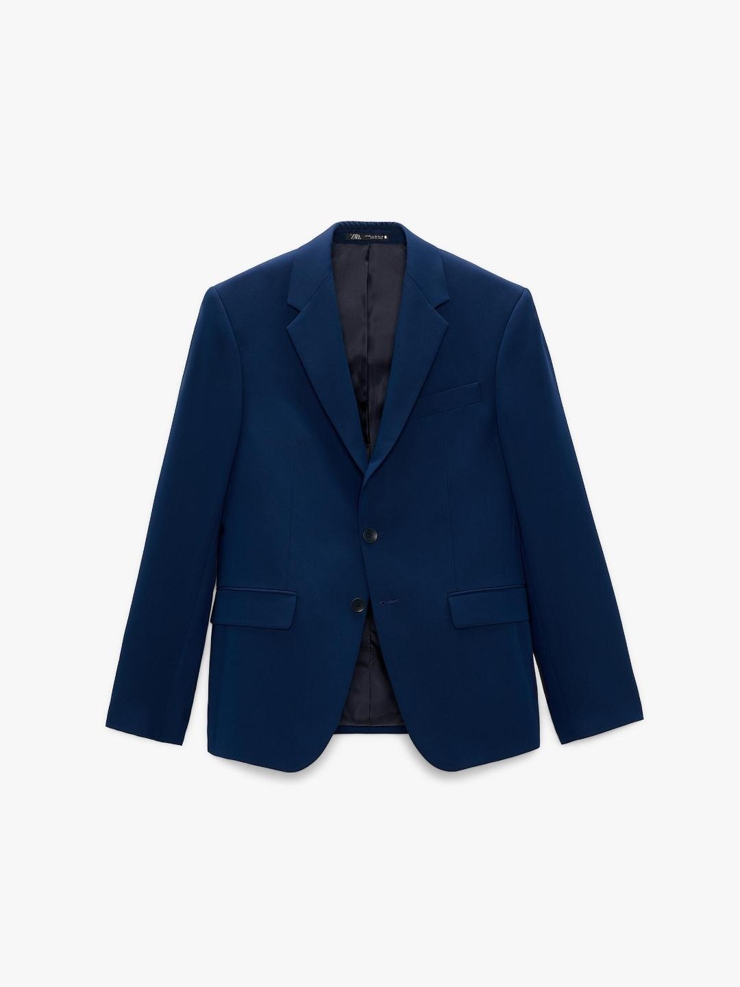 

ZARA Men Blue Blazers