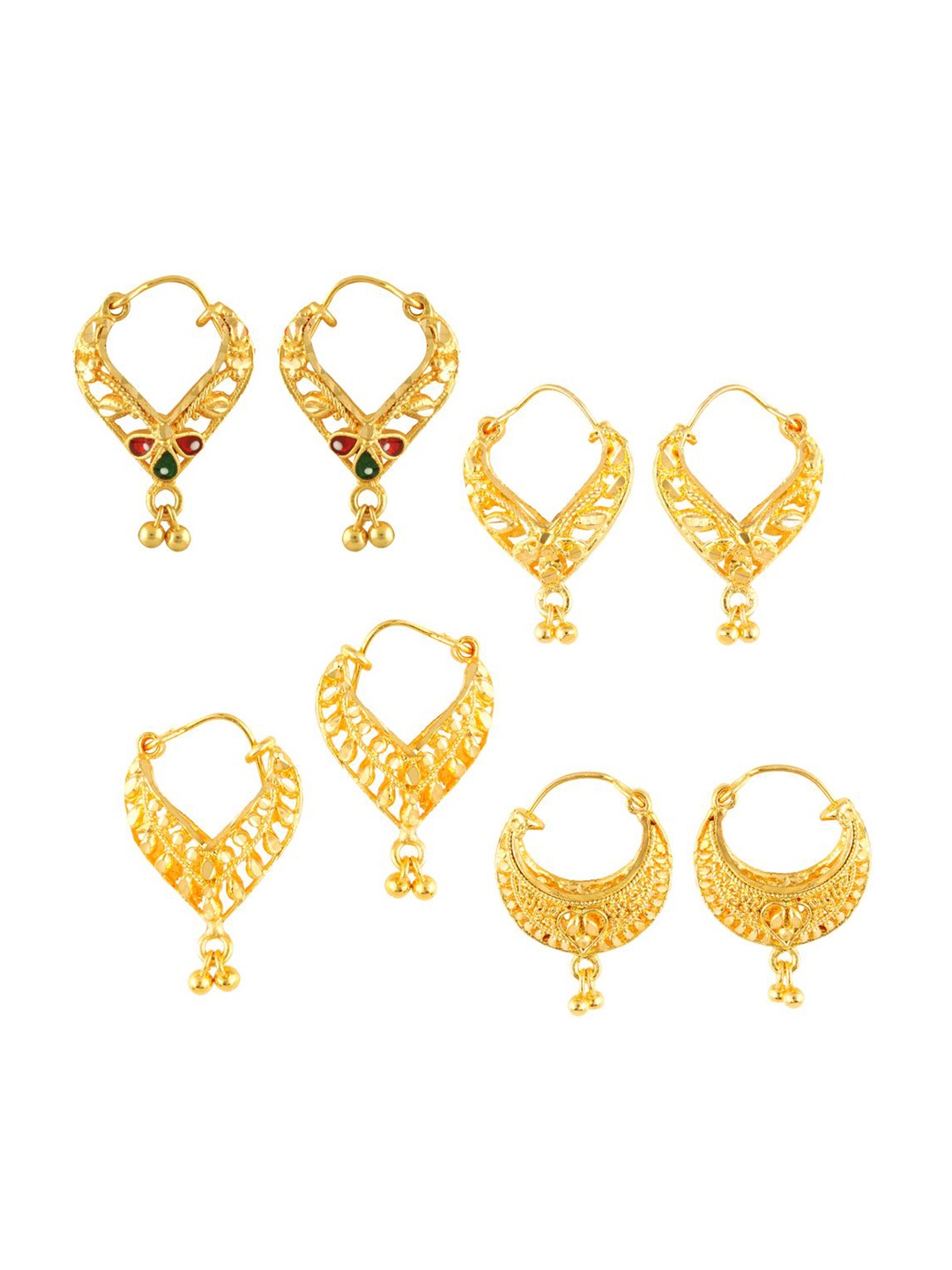 

DIVASTRI Circular Hoop Earrings, Gold