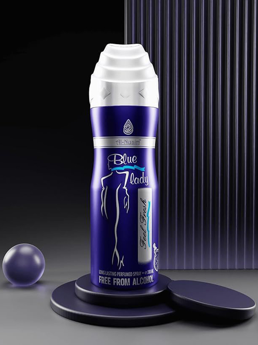 

Al-Nuaim Women Blue Lady Alcohol Free Deodorant - 200 ml, Multi