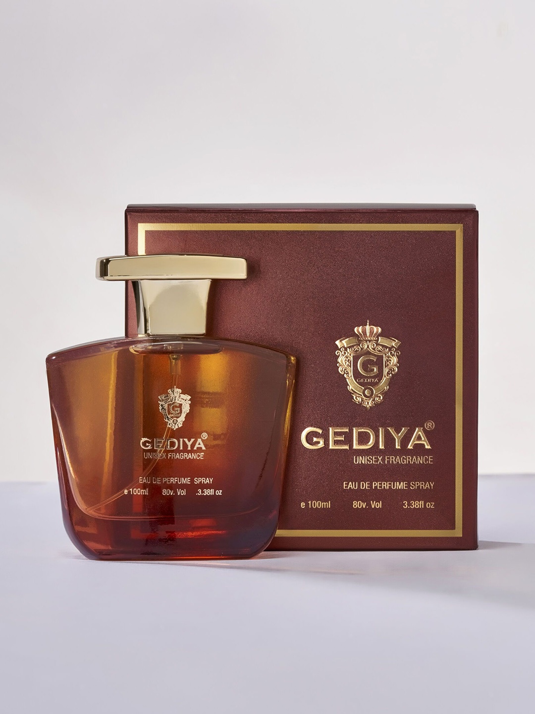 

GEDIYA Long Lasting Eau De Parfum - 100ml, Brown