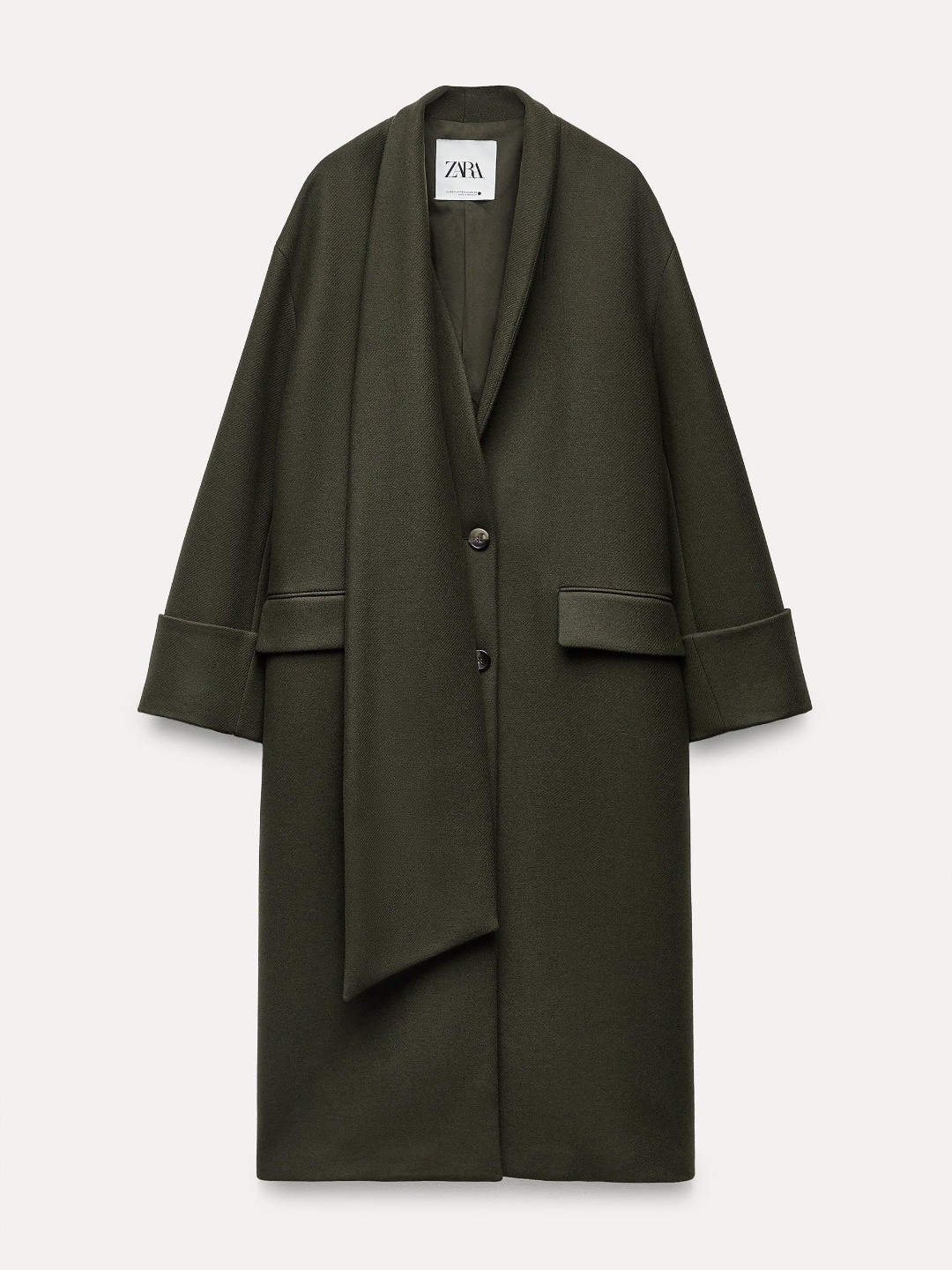 

ZARA Women Khaki Coats