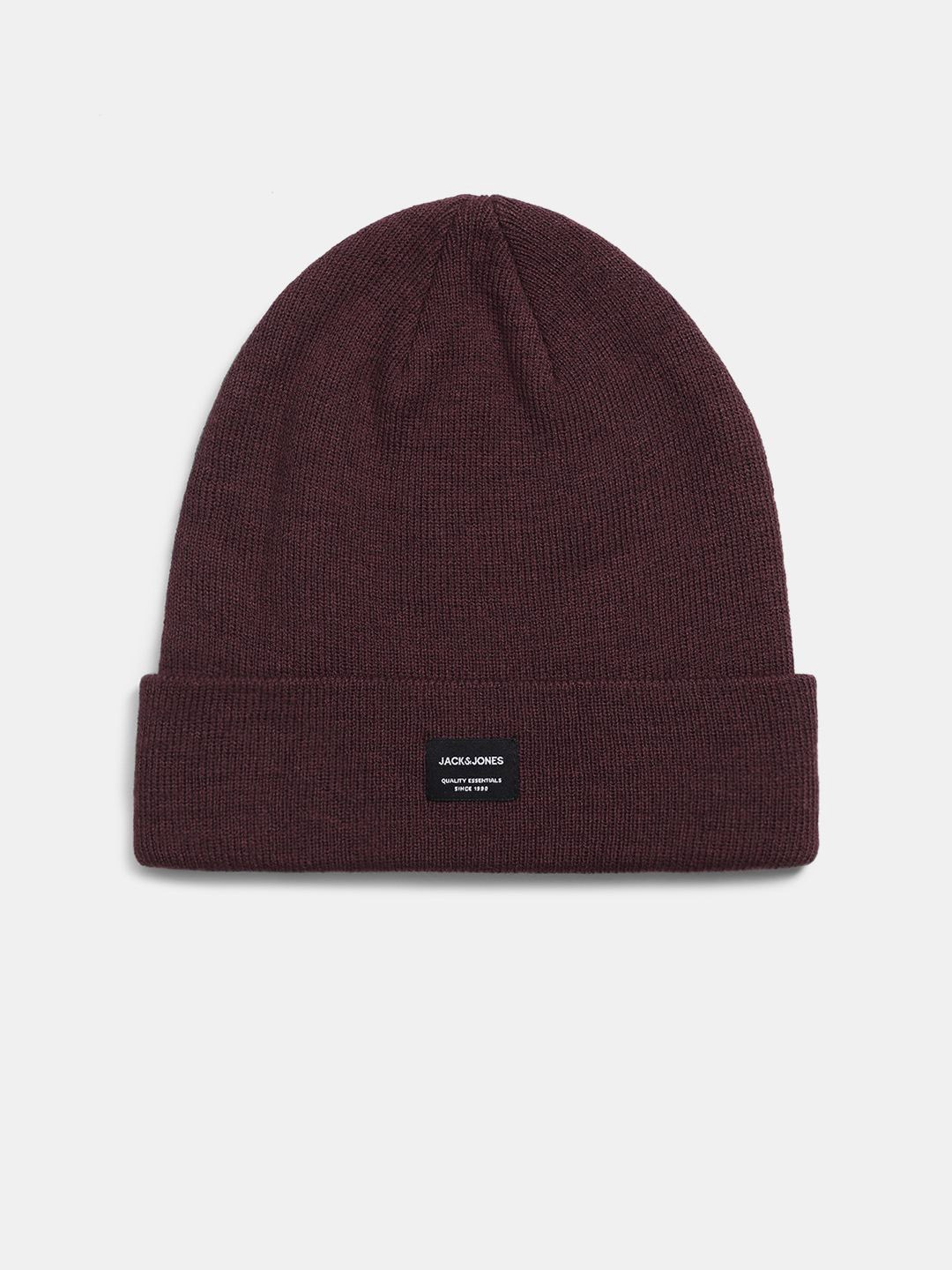 

Jack & Jones Men Casual Solid Beanie, Maroon