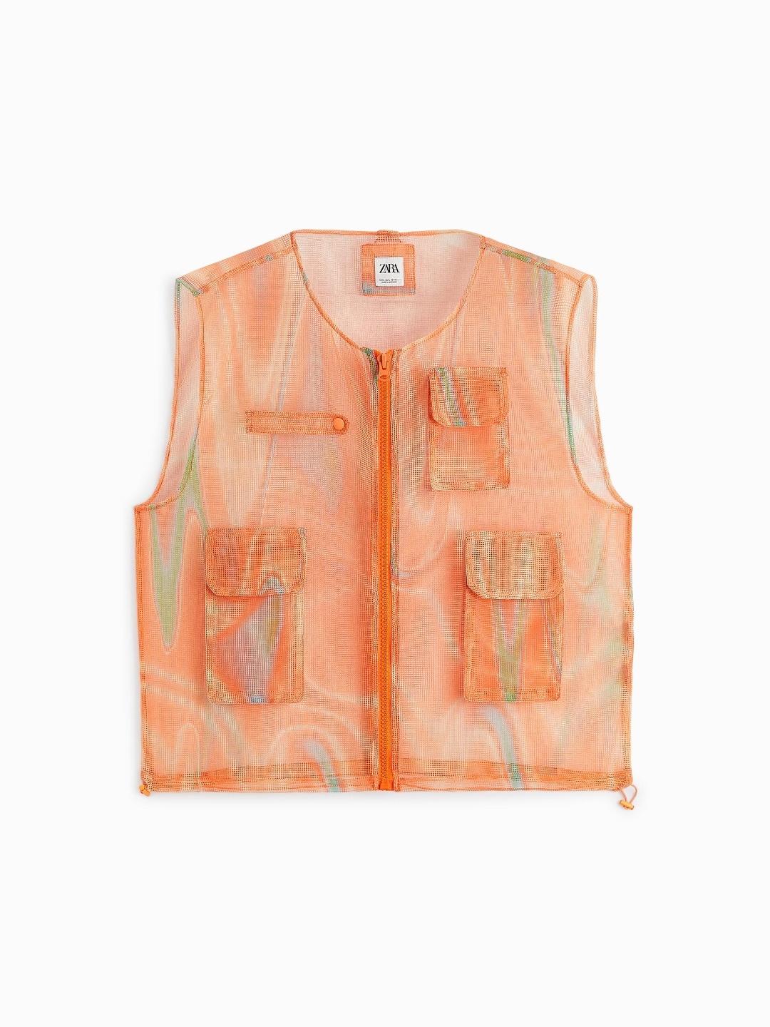 

ZARA Men Orange Waistcoat