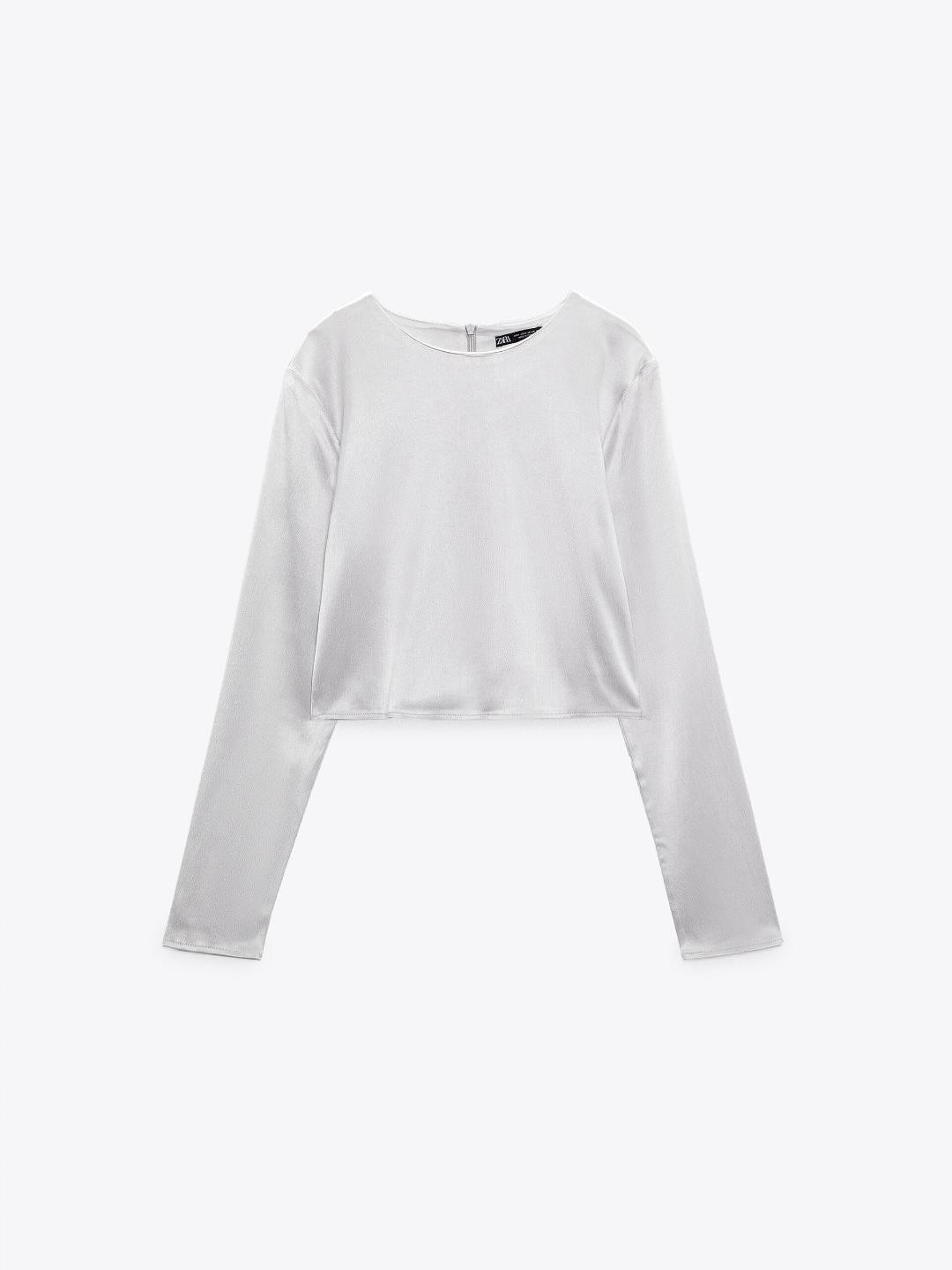 

ZARA Adults-Women Tops, Grey