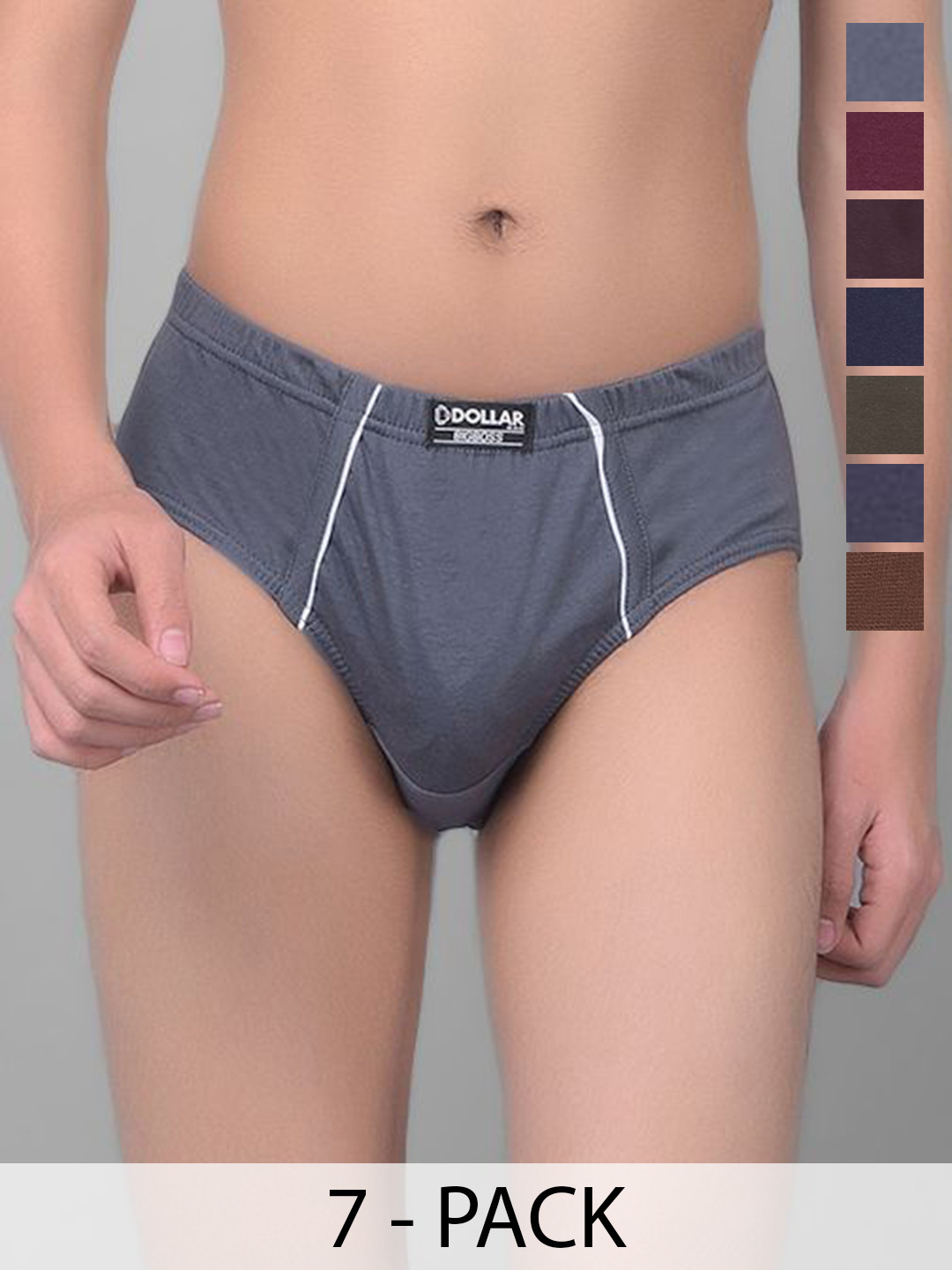 

Dollar Bigboss Boys Pack Of 7 Assorted Anti-Odour Cotton Briefs MBKBR-03-MDSUE-PO7-CO1
