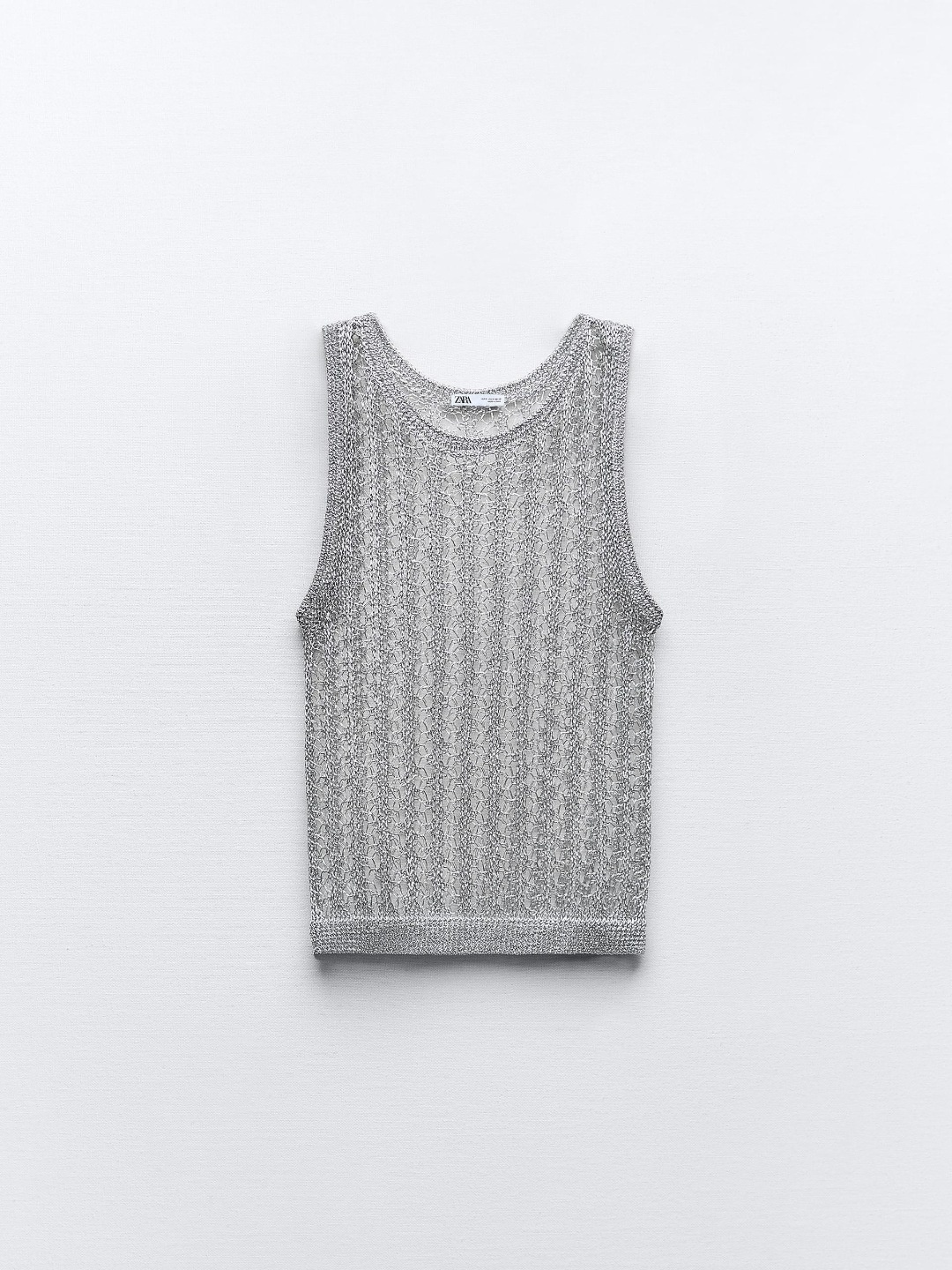 

ZARA Adults-Women Tops, Silver