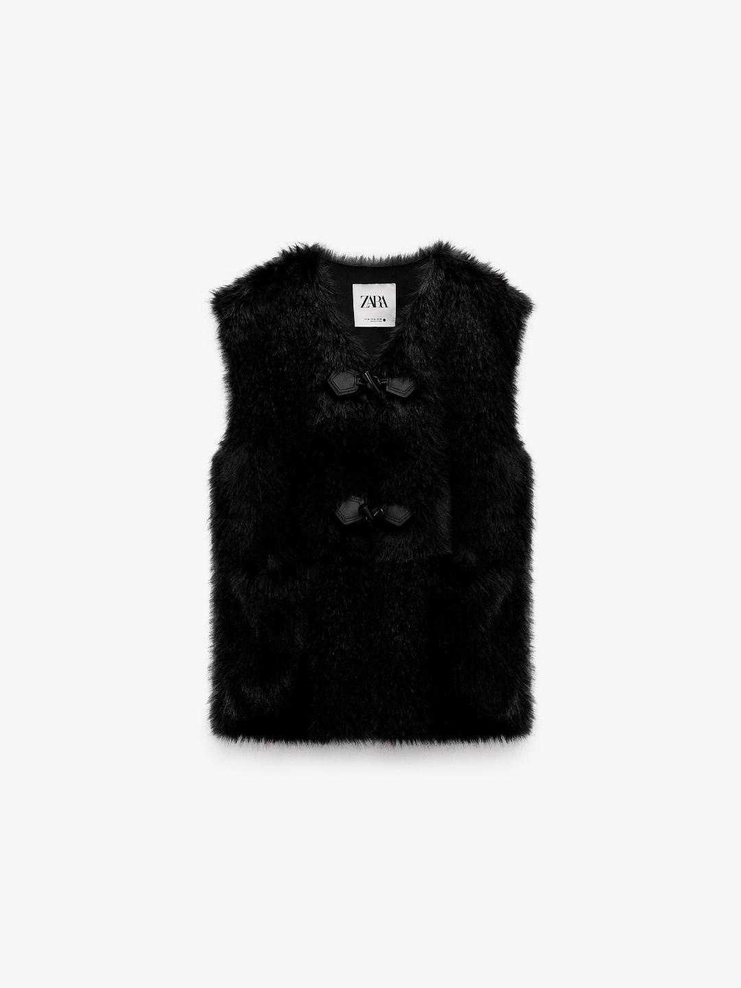 

ZARA Women Black Waistcoat