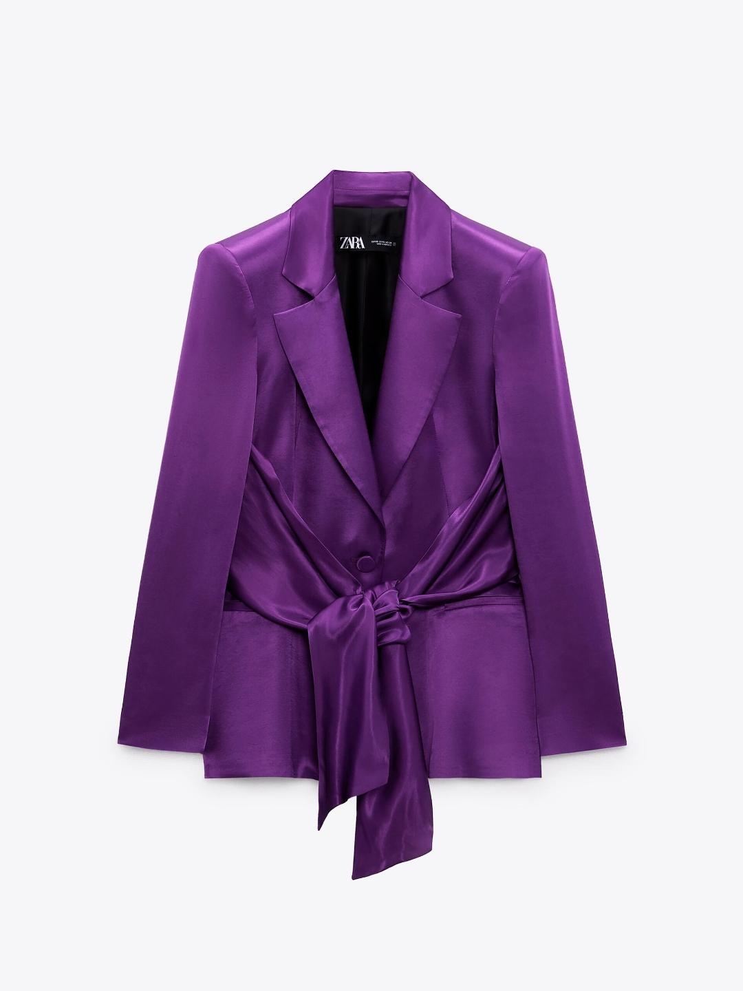 

ZARA Women Violet Blazers