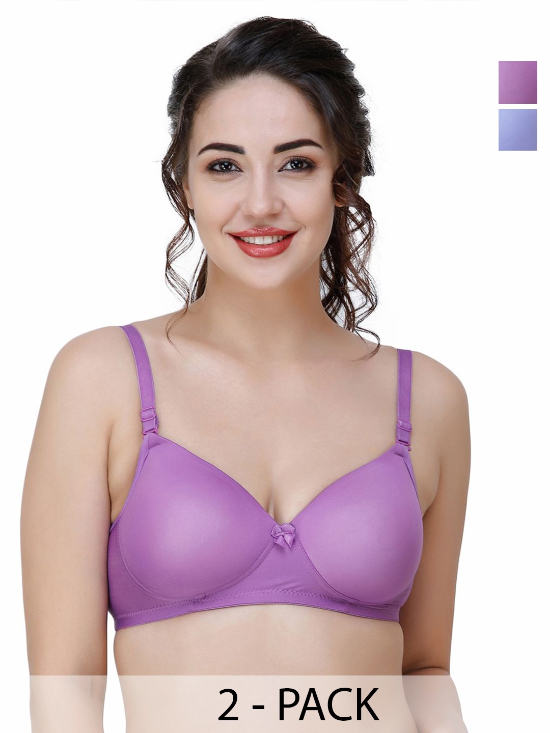 

College Girl Bra Full Coverage Lightly Padded, Blue
