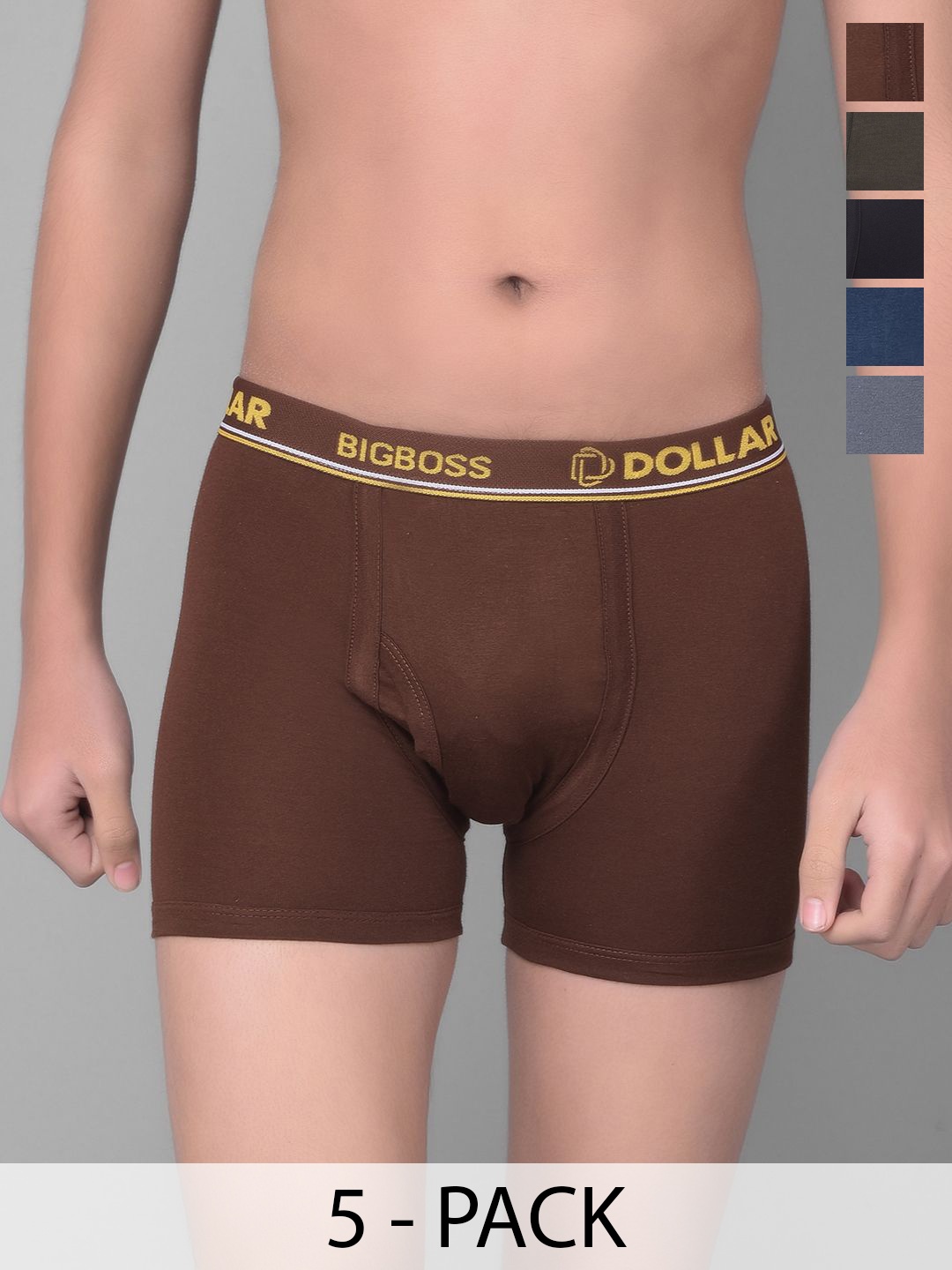 

Dollar Bigboss Boys Pack Of 5 Assorted Cotton TrunksMBKTR-03-LONG-PO5-CO3