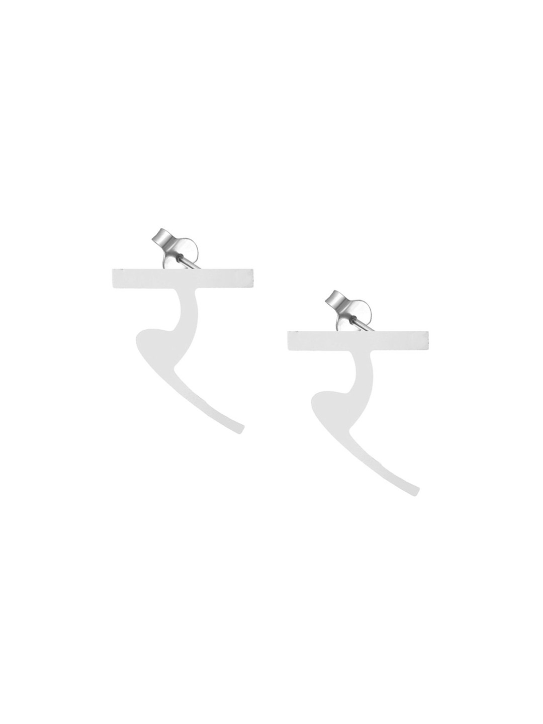 

Sangria 925 Sterling Silver A Akshar Stud Earrings