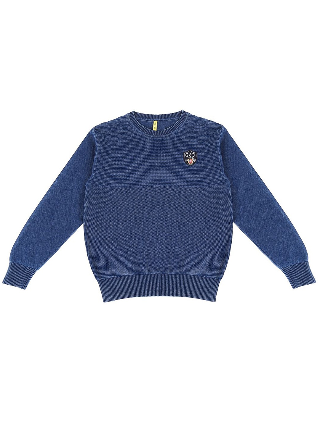 

Gini and Jony Boys Pullover with Applique Detail, Blue